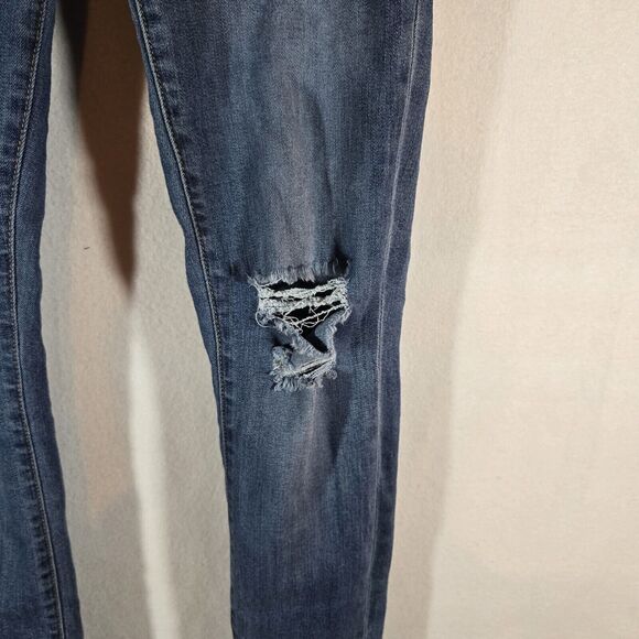 Parker Smith Jeans Women’s Size 26 Bowery pants Denim Ripped - Picture 3 of 13